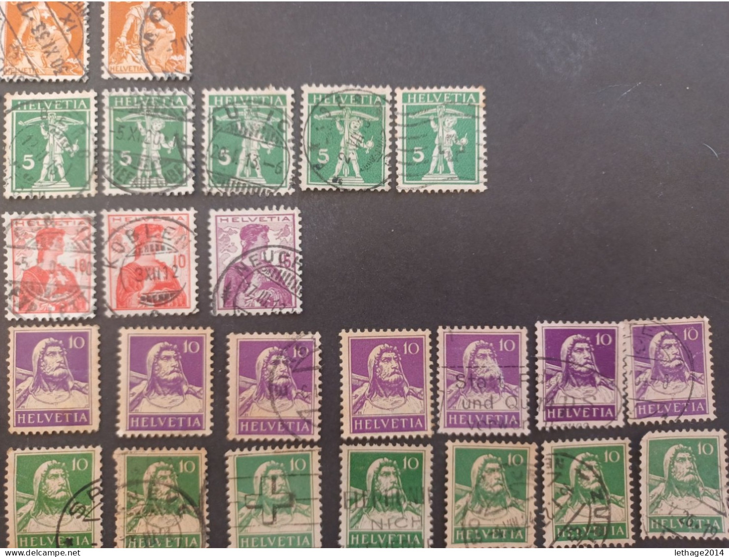 SVIZZERA SWITZERLAND FROM 1862 HELVETIA TO 1960 BIG STOCK MIX SERVICE AIRMAIL PRO JUVENTUE FRAGMANT 90 SCANNERS -- GIULY