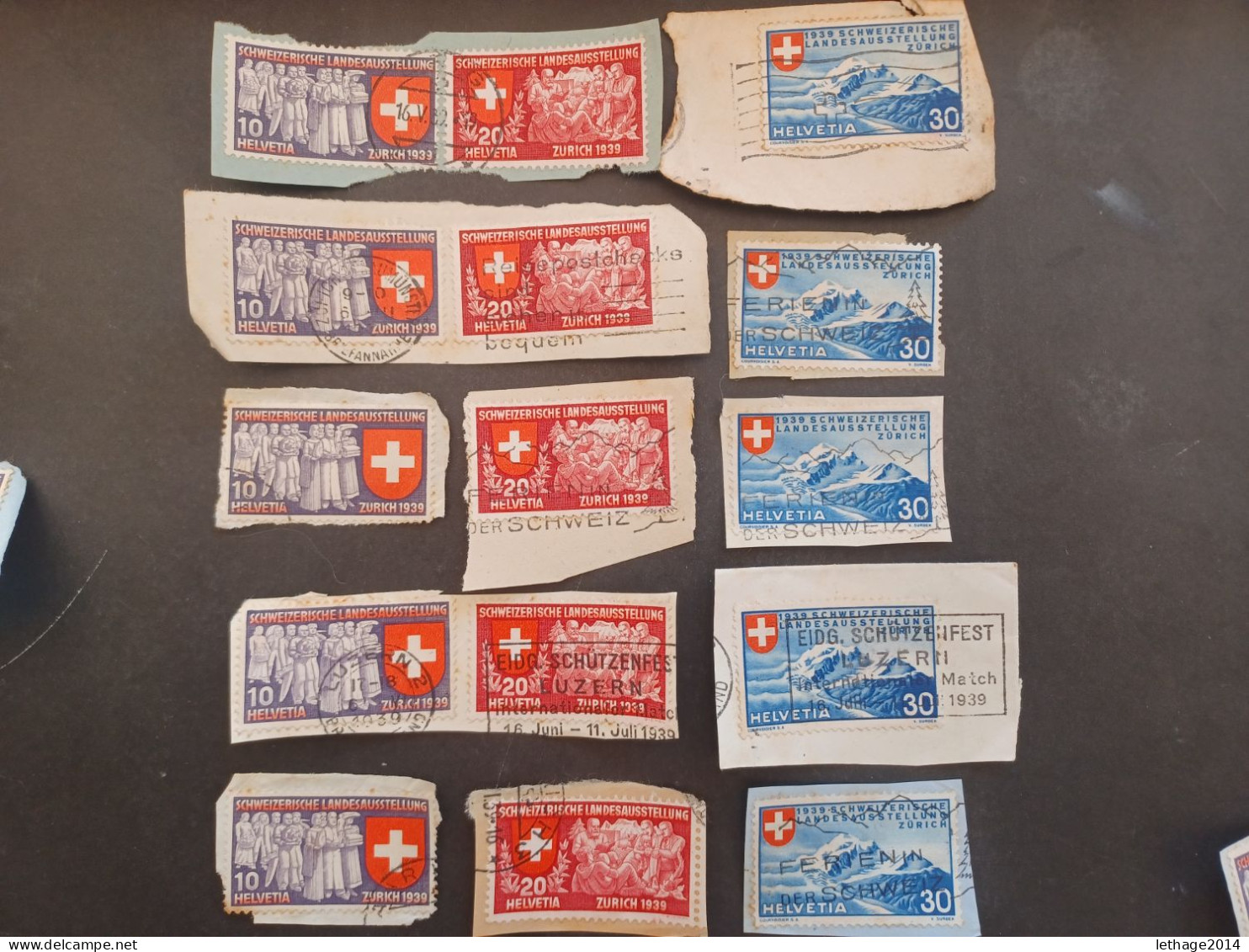 SVIZZERA SWITZERLAND FROM 1862 HELVETIA TO 1960 BIG STOCK MIX SERVICE AIRMAIL PRO JUVENTUE FRAGMANT 90 SCANNERS -- GIULY