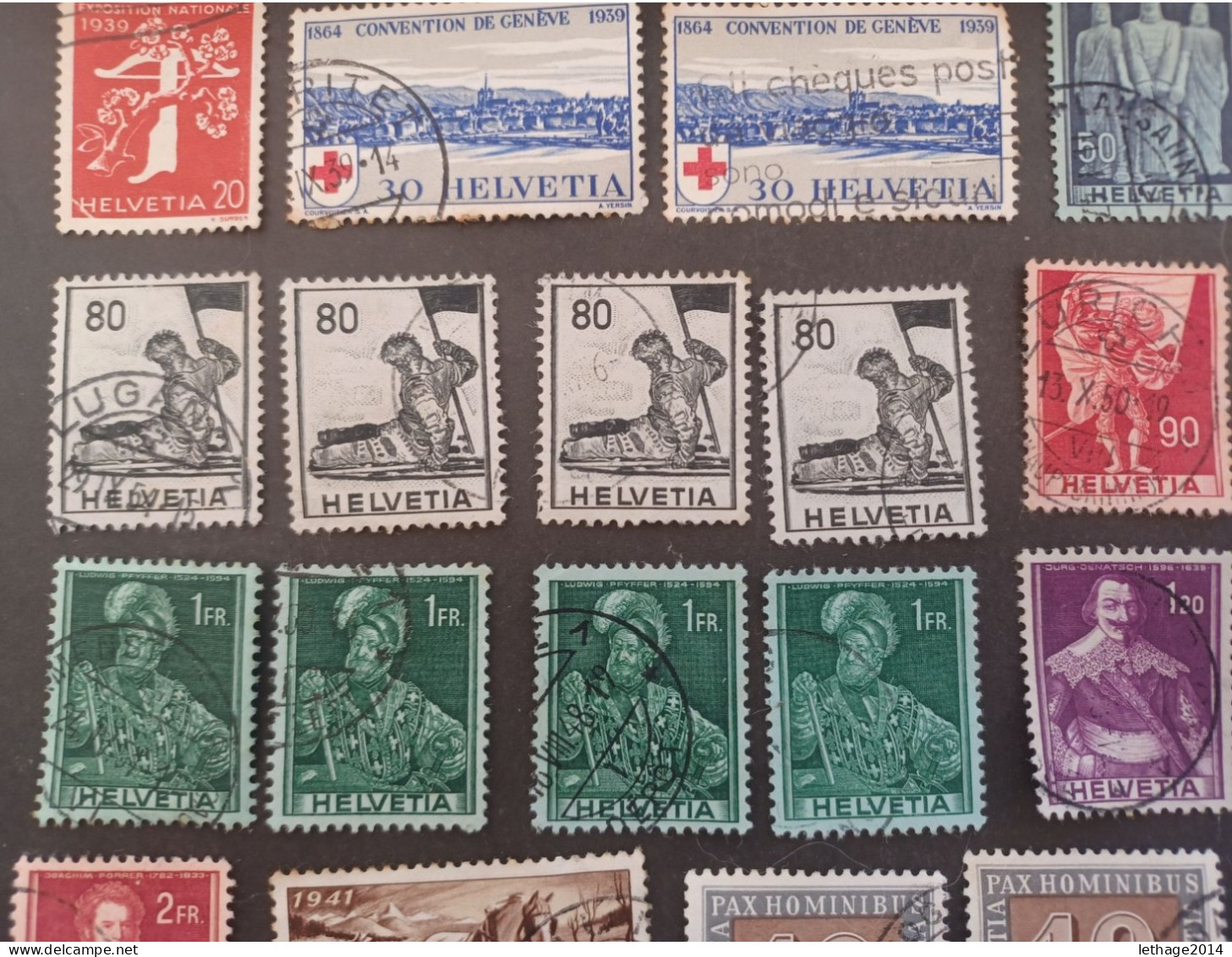 SVIZZERA SWITZERLAND FROM 1862 HELVETIA TO 1960 BIG STOCK MIX SERVICE AIRMAIL PRO JUVENTUE FRAGMANT 90 SCANNERS -- GIULY