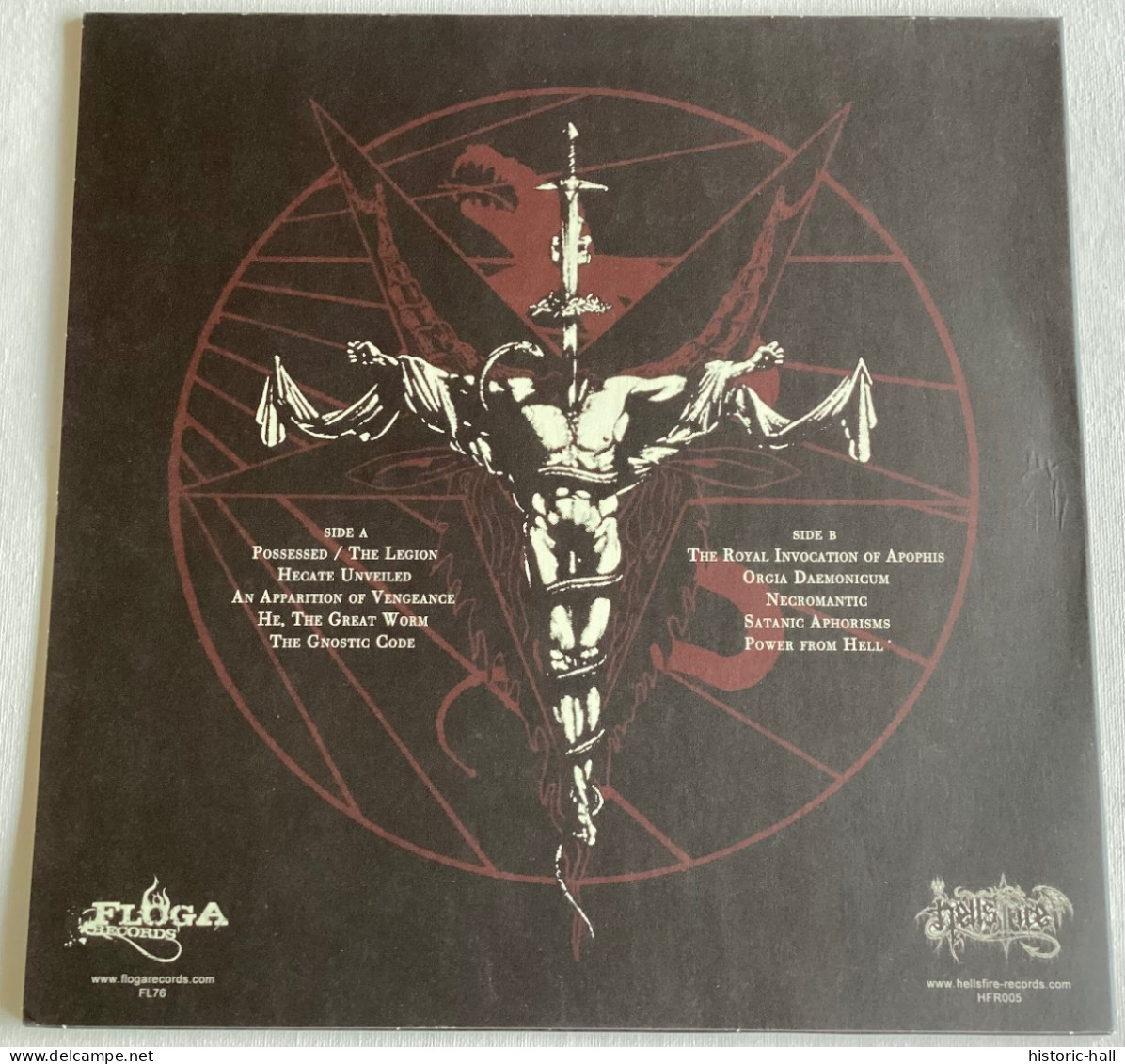 THOU ART LORD Orgia Daemonicum - LP - 2005/15 - Splatter Red - 200ex - Hard Rock & Metal