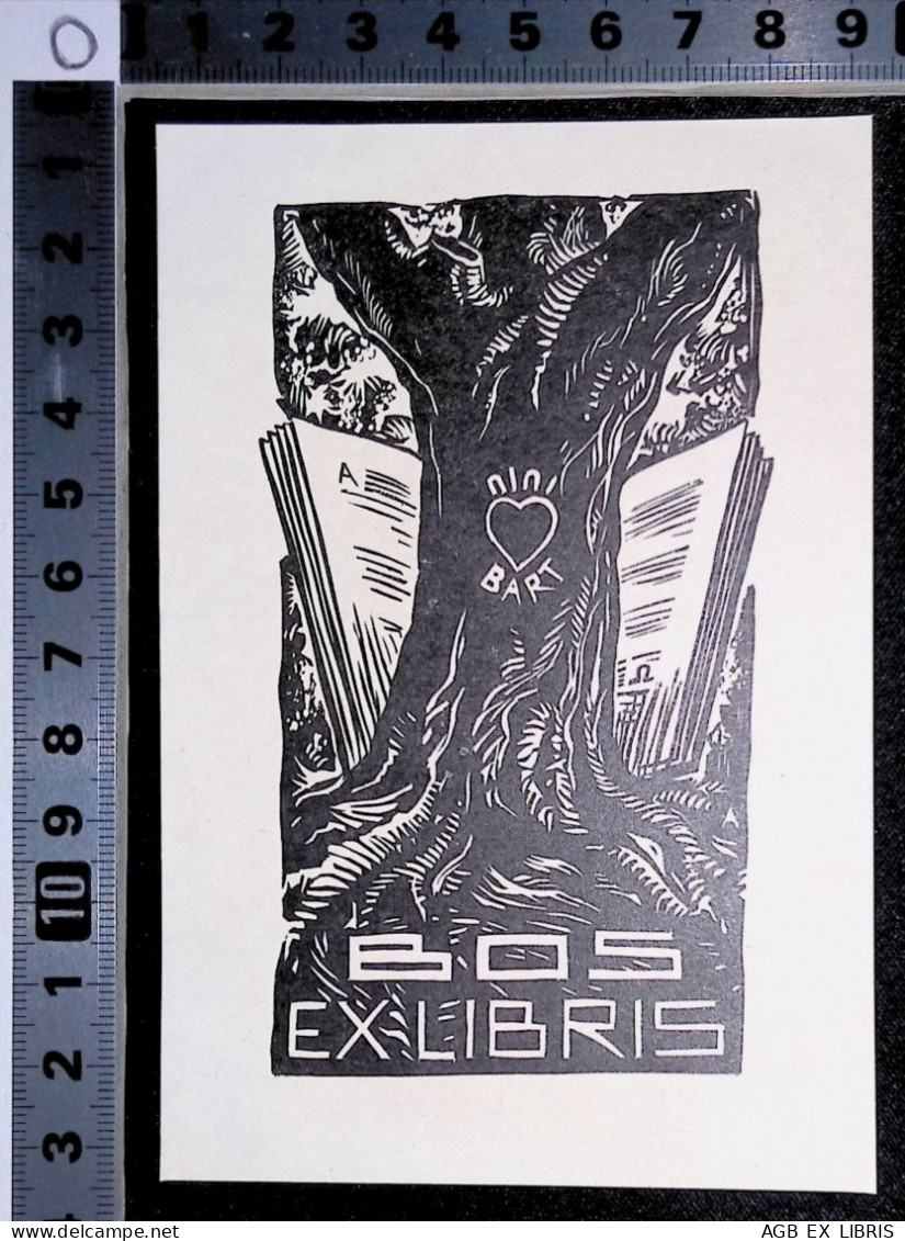 EX LIBRIS FRANCOIS D'AQUIN Per NINI BART BOS L11-F02 #1 - Exlibris