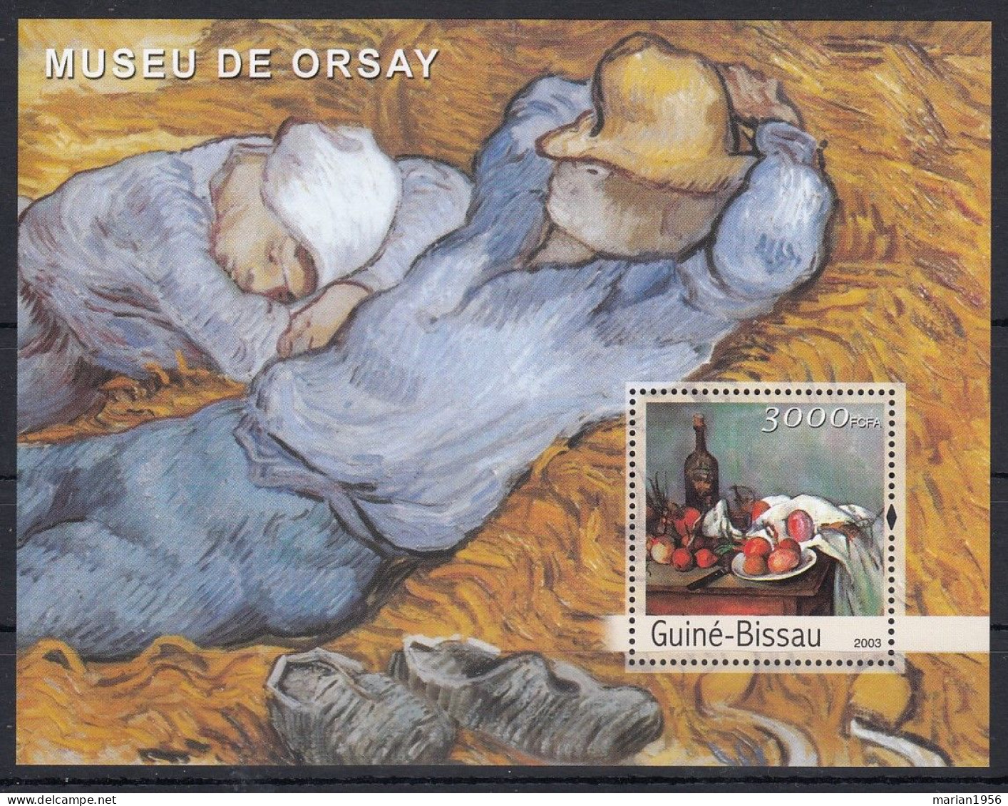 Guinea-Bissau 2003 - MUSEE D'ORSAY - BF - MNH - Museos