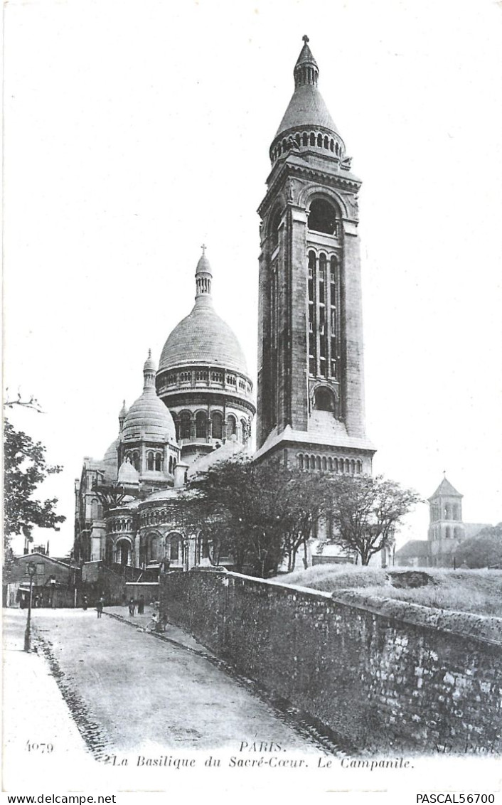 CPA PARIS - LA BASILIQUE DU SACRE COEUR -LE CAMPANILE ***ETAT NEUF*** - Sacré Coeur