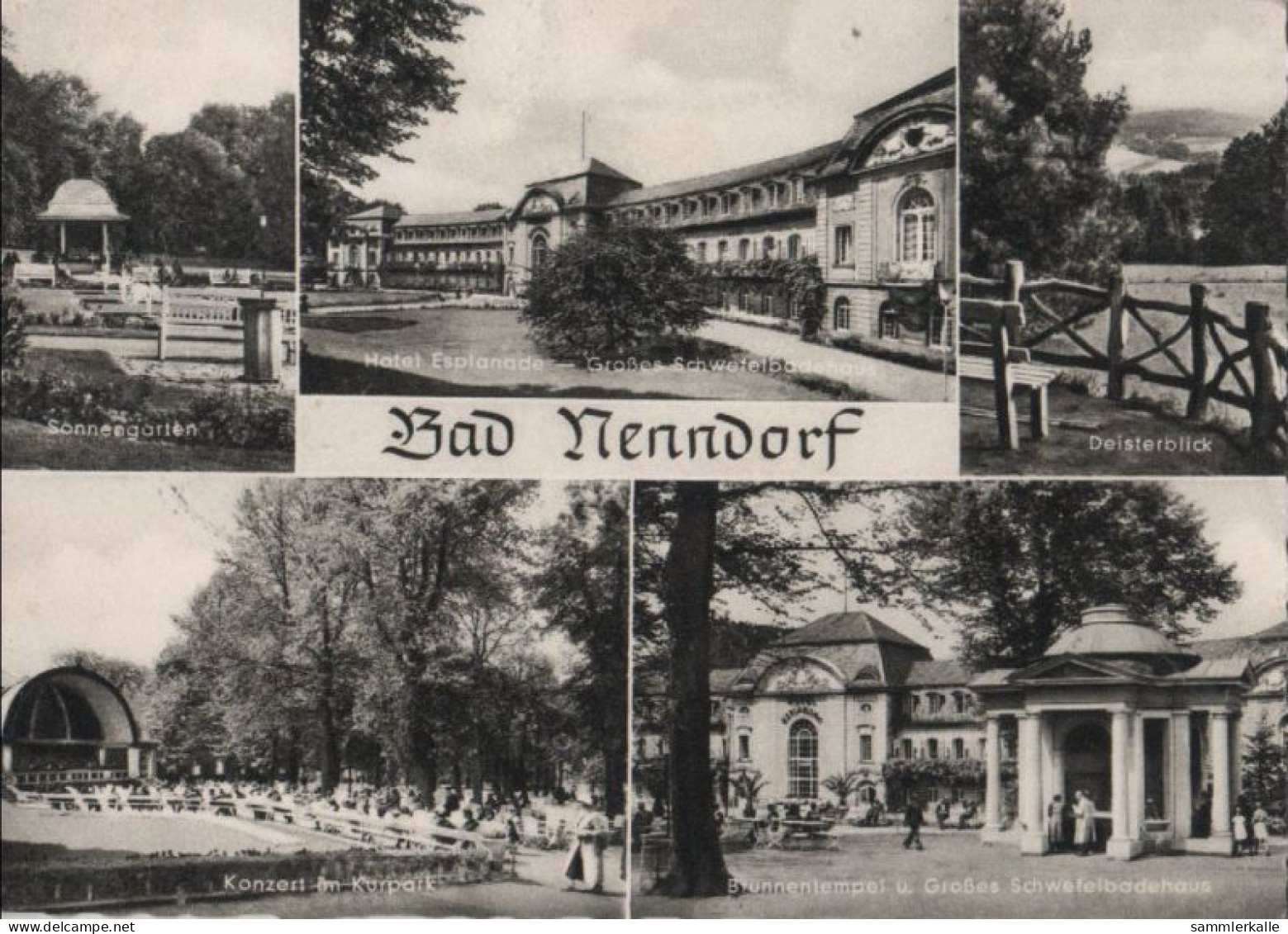79604 - Bad Nenndorf - U.a. Hotel Esplanade - 1957 - Bad Nenndorf