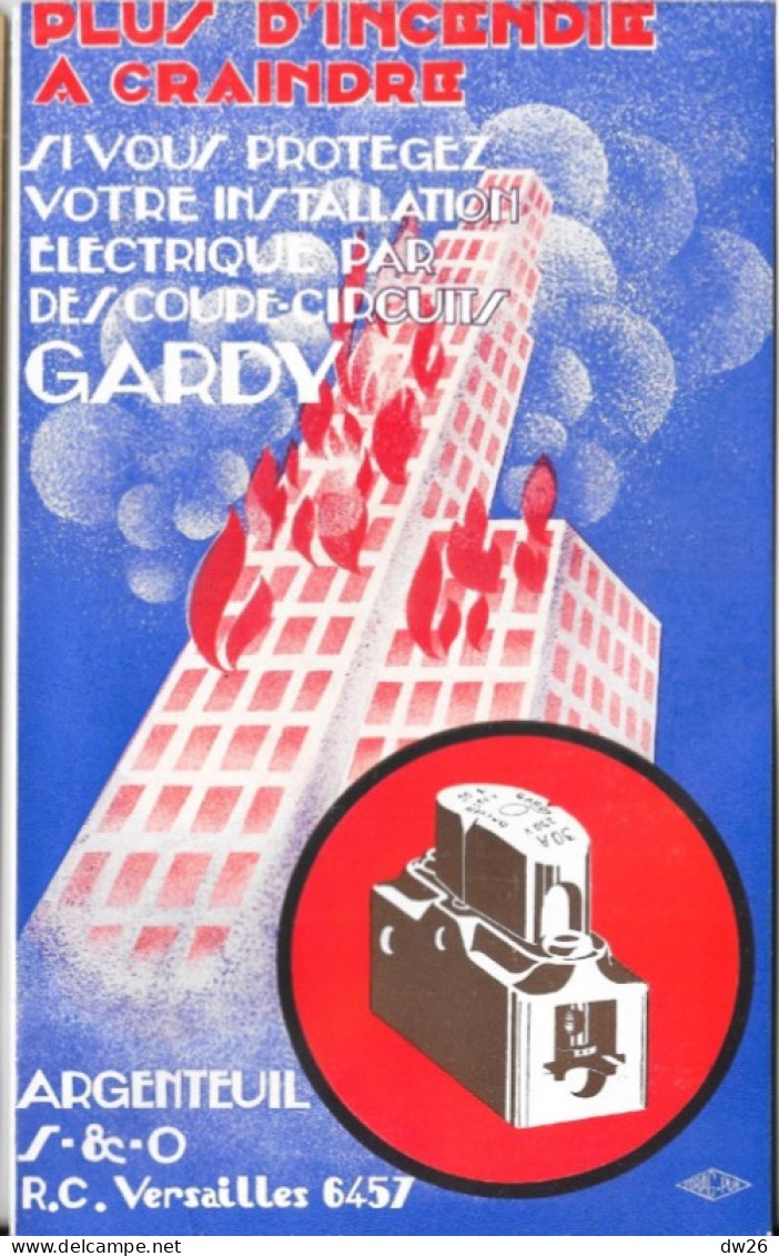 Dépliant Commercial Des Coupe-circuits Gardy Pour Tous Les électriciens, Argenteuil (Seine-et-Oise) - Elektriciteit En Gas