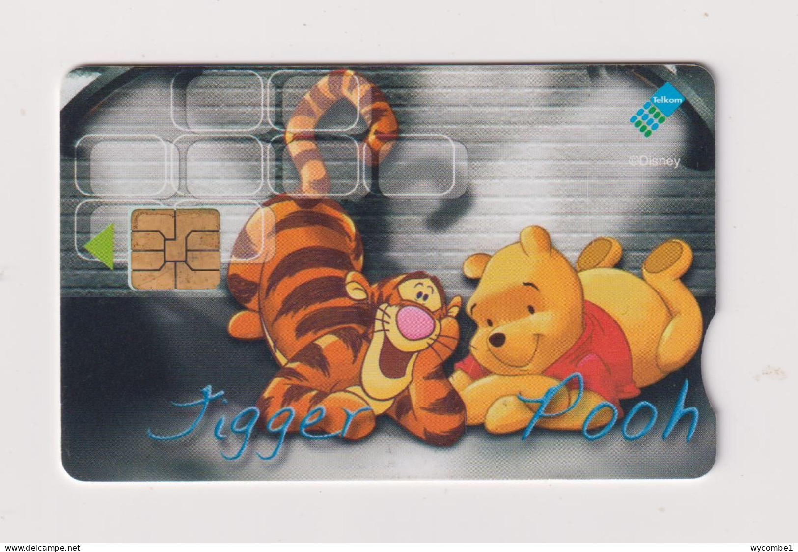 SOUTH AFRICA  -  Disney Tigger And Pooh Chip Phonecard - Afrique Du Sud