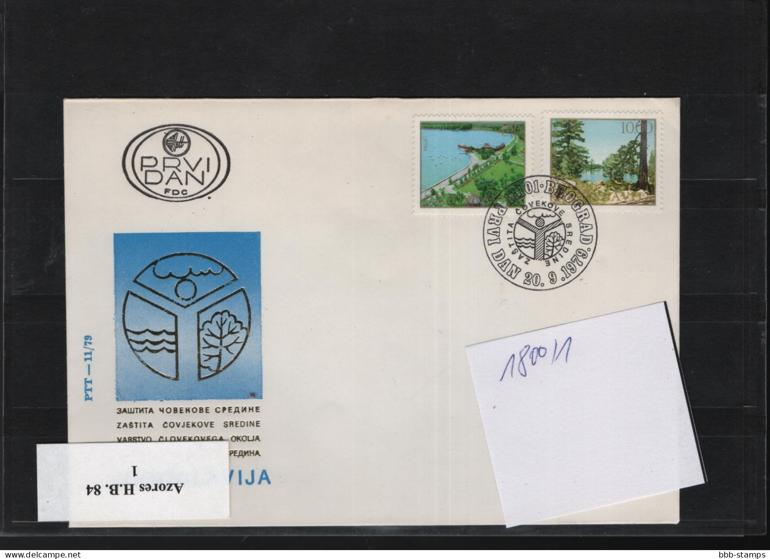 Jugoslavien Michel Cat.No.  FDC 1800/1801 - FDC