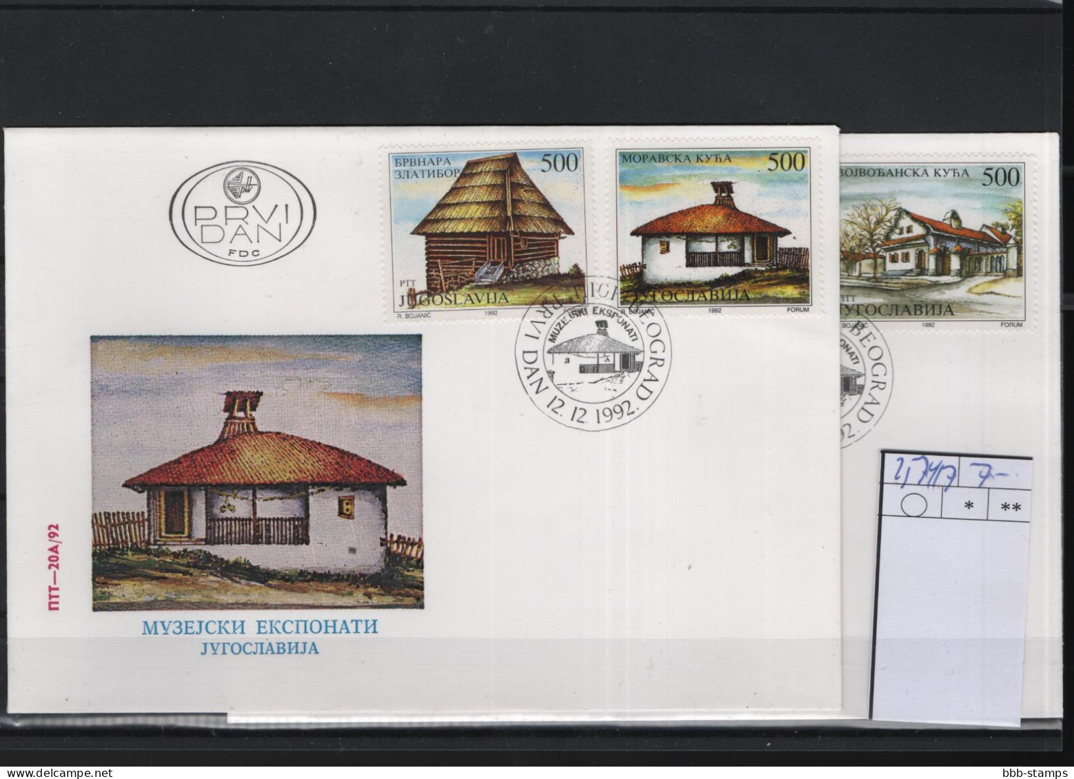 Jugoslavien Michel Cat.No.  FDC 2574/2577 - FDC