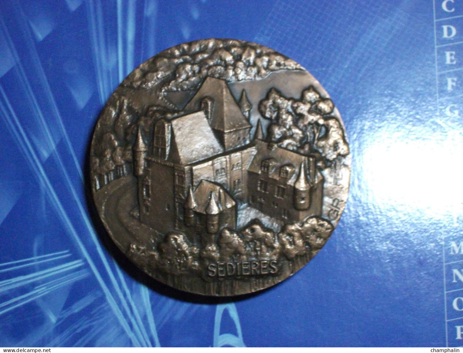 Médaille Château De Sédières (19) - Conseil Général De La Corrèze - Gravée Par G.R. - Année 1978 - Bronze - Autres & Non Classés