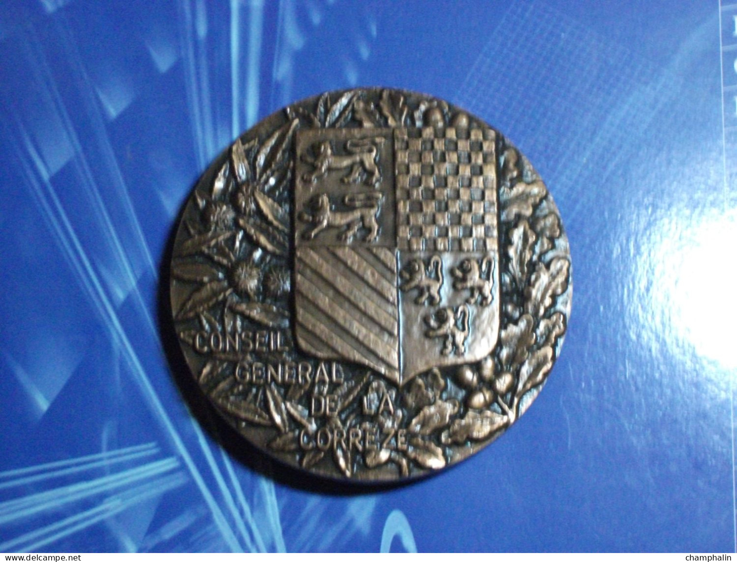 Médaille Château De Sédières (19) - Conseil Général De La Corrèze - Gravée Par G.R. - Année 1978 - Bronze - Autres & Non Classés