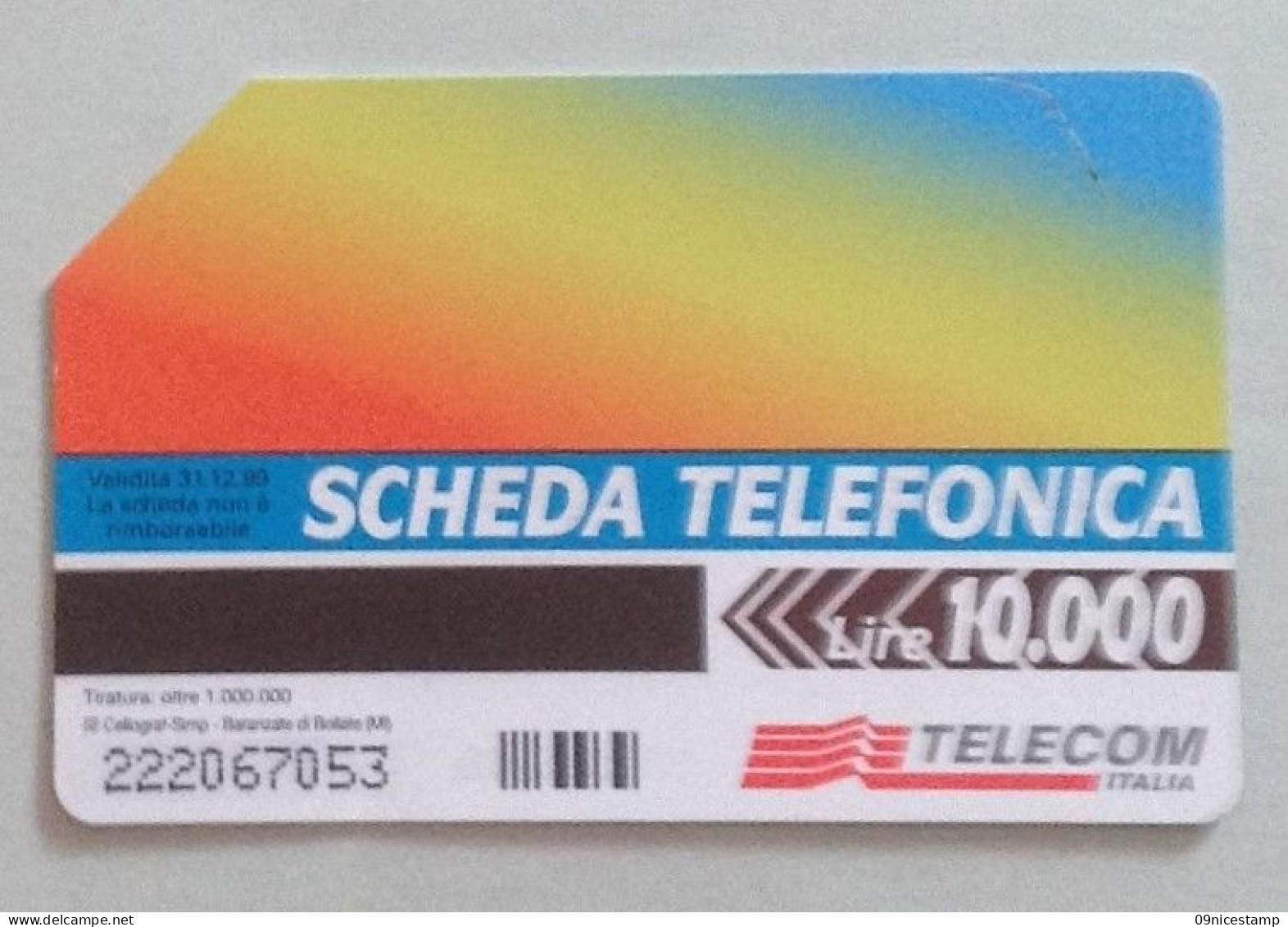 Italy, Telephonecard, Empty And Used (On The Backside, There Is A Scratch, Thatswhy You Will Get It Cheaper After Buying - Public Ordinary