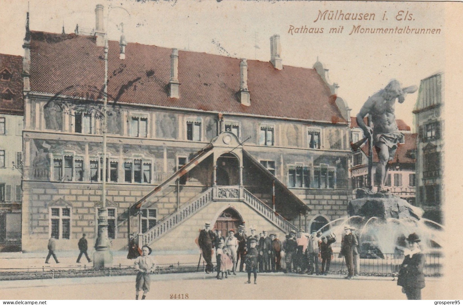 MULHAUSEN MULHOUSE I Els Rathaus...1910 - Mulhouse