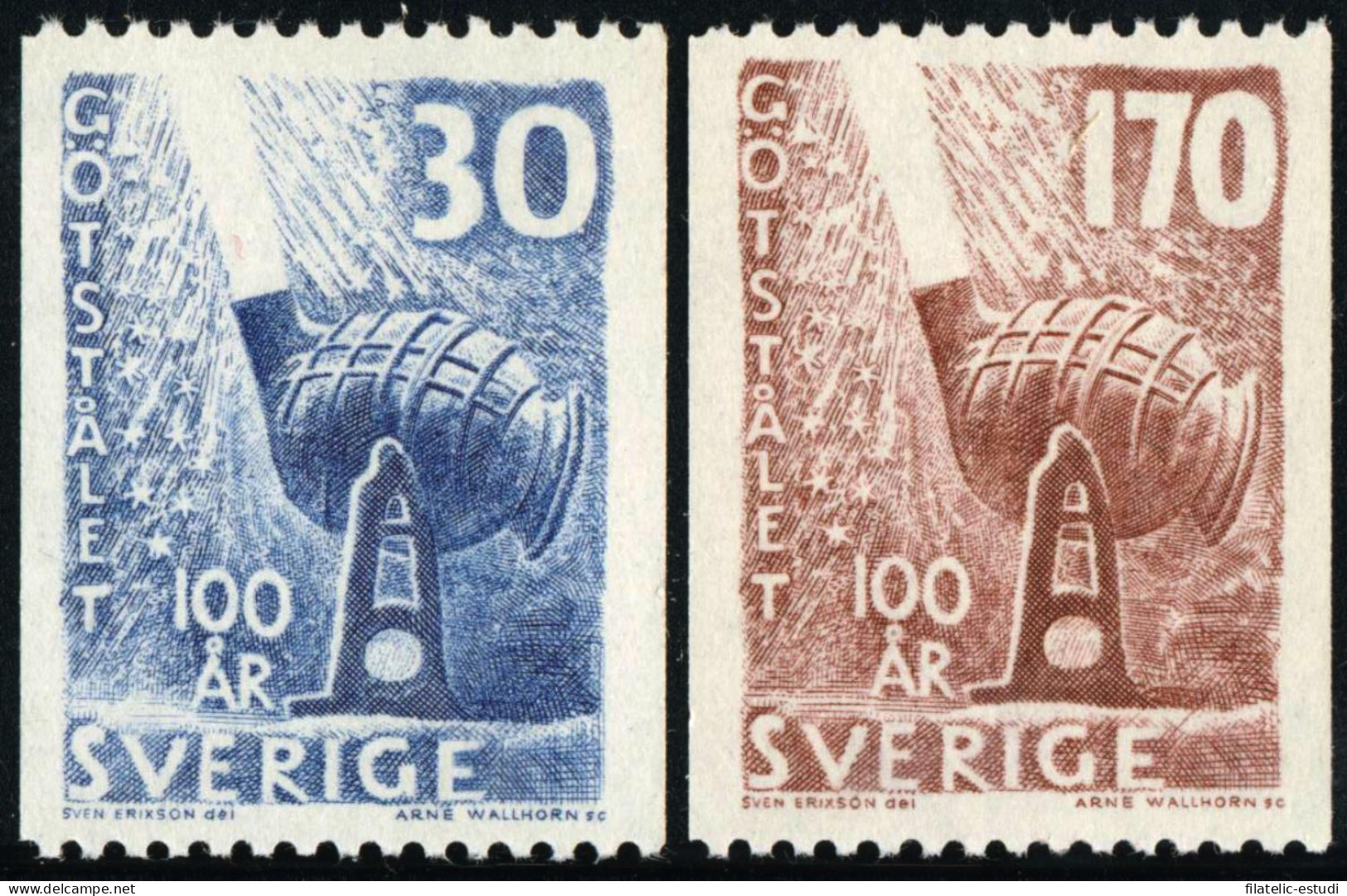 VAR3 Suecia Sweden Nº 432/33  MNH - Andere & Zonder Classificatie