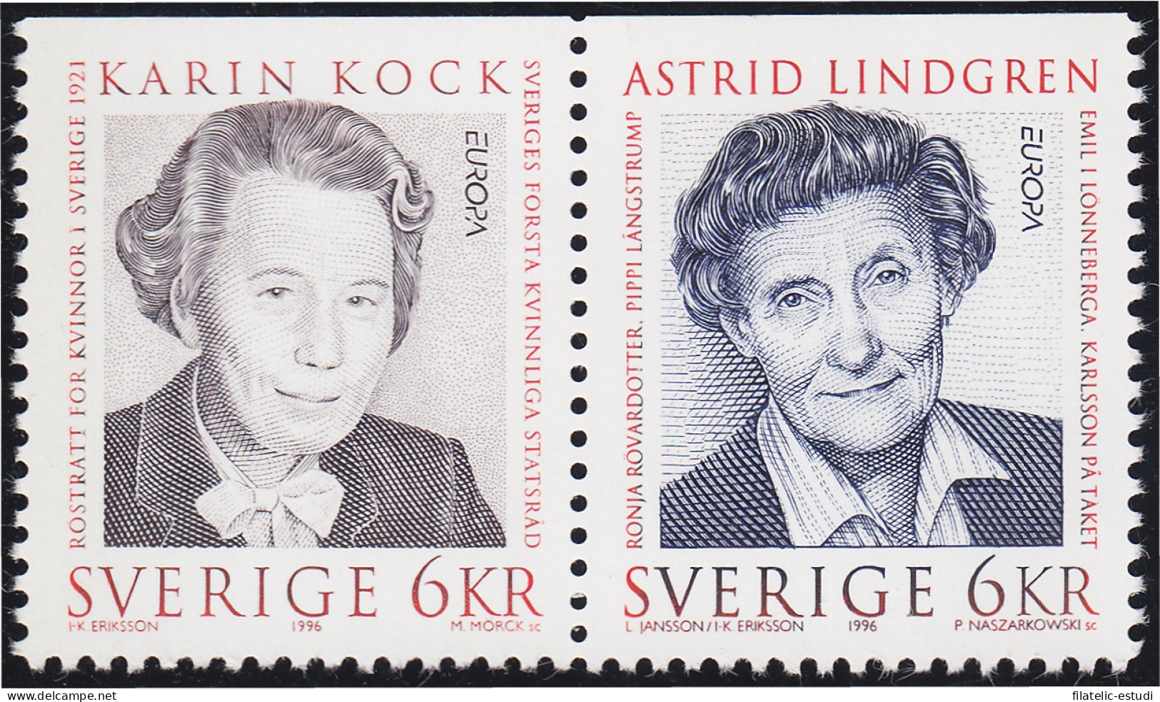 Suecia Sweden 1925/26 1996 Europa Mujeres Célebres MNH - Altri & Non Classificati