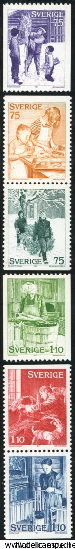 VAR1  Suecia Sweden  Nº 985/90  1977    MNH - Other & Unclassified