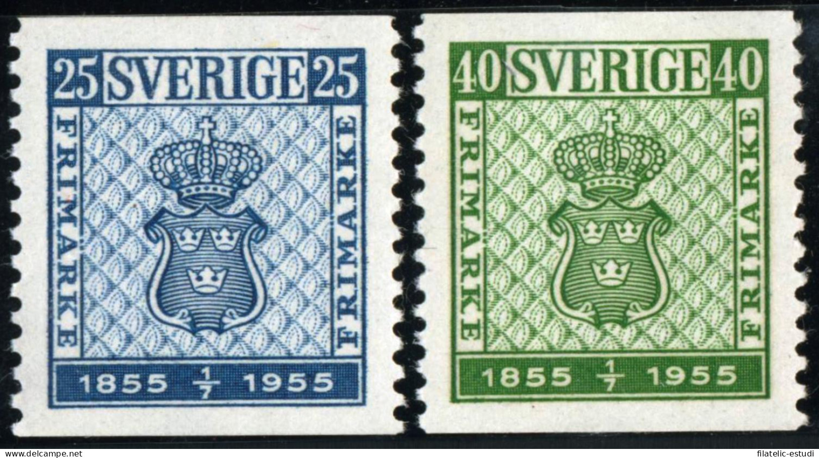 VAR2 Suecia Sweden Nº 395/96  1955   MH - Autres & Non Classés