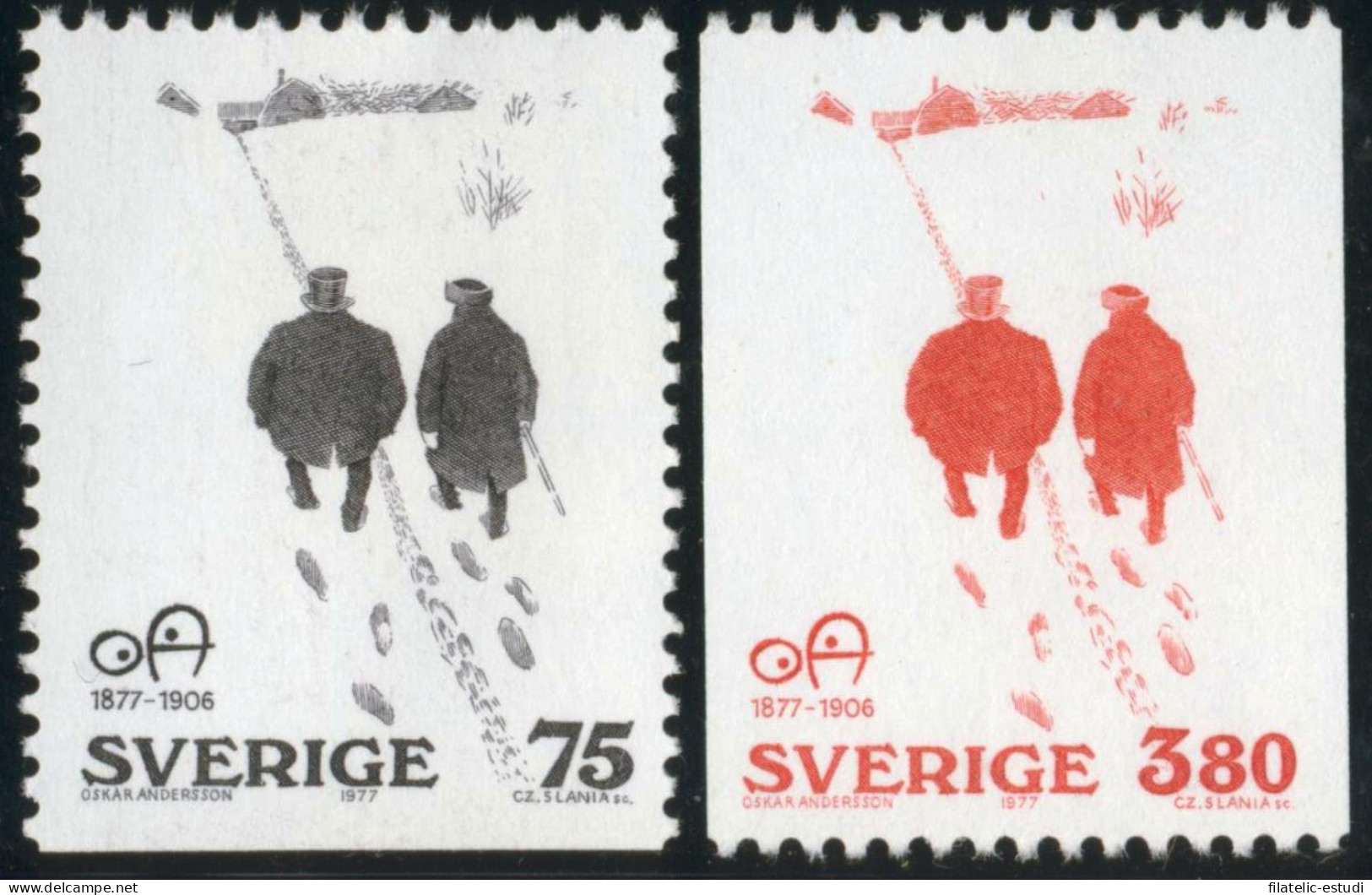 VAR1  Suecia Sweden  Nº 962/63  1977   MNH - Autres & Non Classés