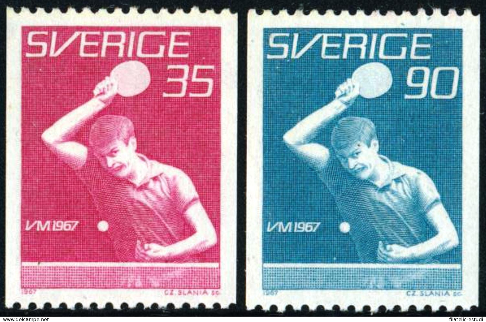 TEN  Suecia Sweden  Nº 561/62  1967   MNH - Otros & Sin Clasificación