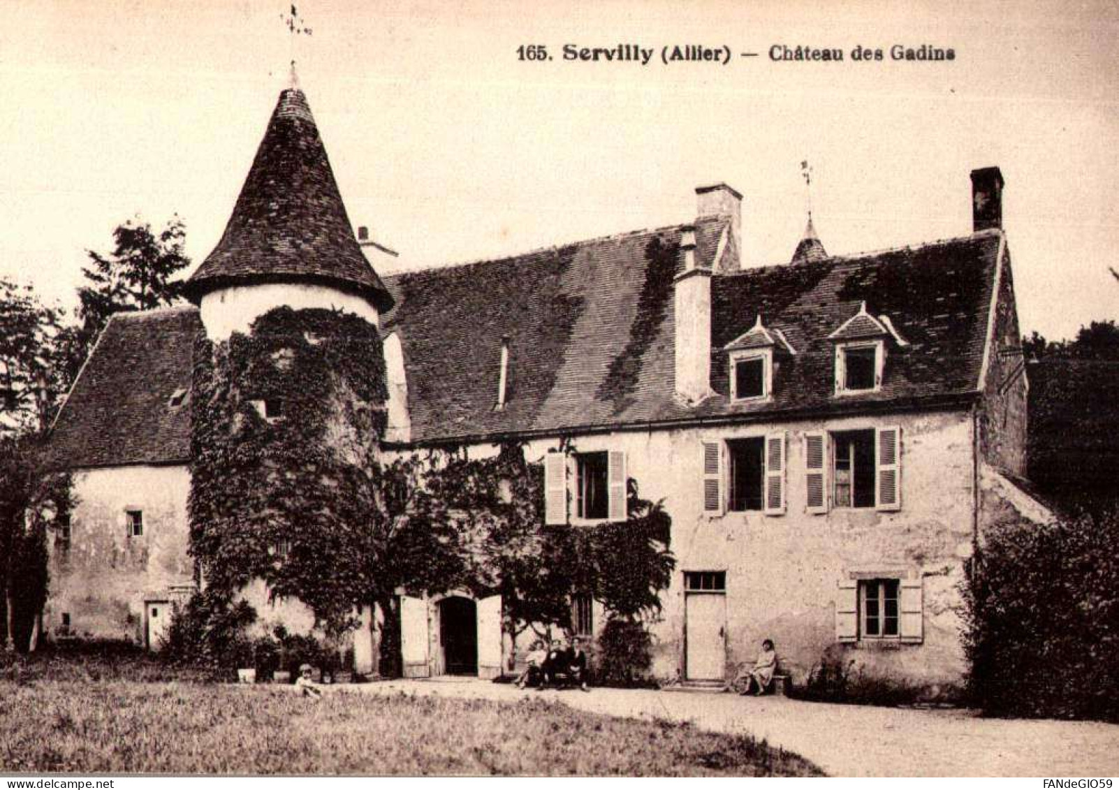 > [03] Allier > SERVILLY    // CHATEAU /// 44  /// VOIR  CONDITION - Other & Unclassified