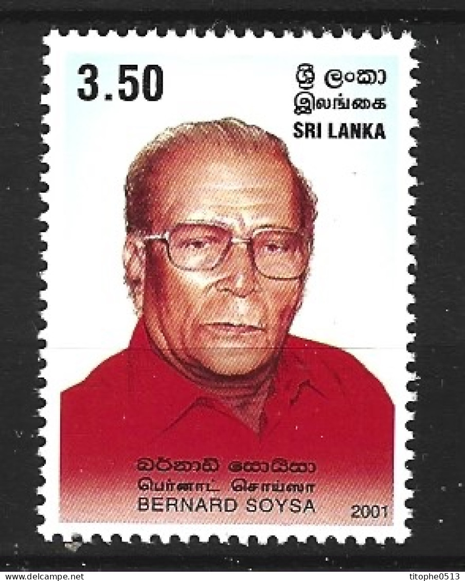 SRI LANKA. N°1261 De 2001. Personnalité. - Sri Lanka (Ceylon) (1948-...)