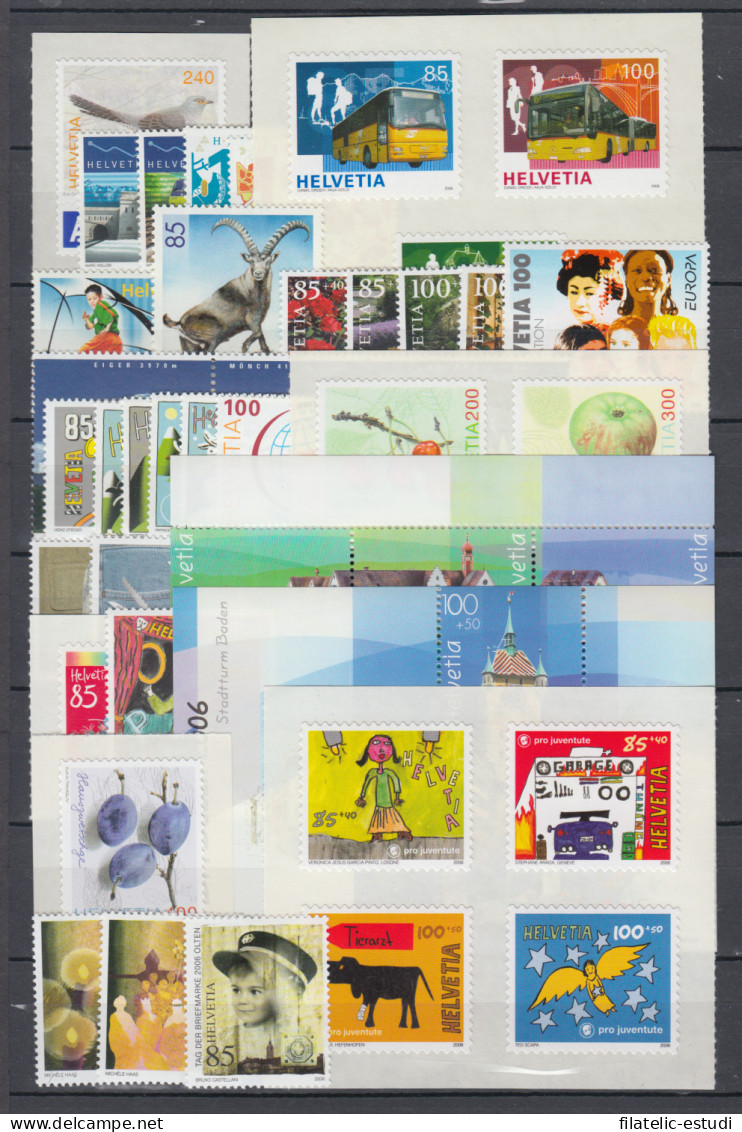 Suiza Switzenland 2006 Año Completo MNH - Andere & Zonder Classificatie