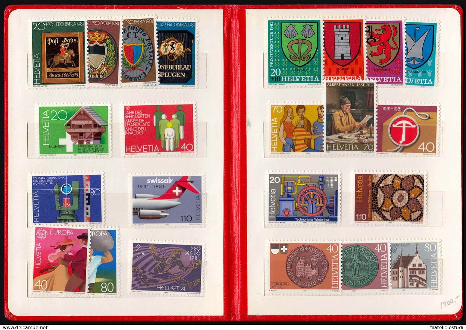 Suiza Switzenland 1981 Año Completo MNH - Other & Unclassified