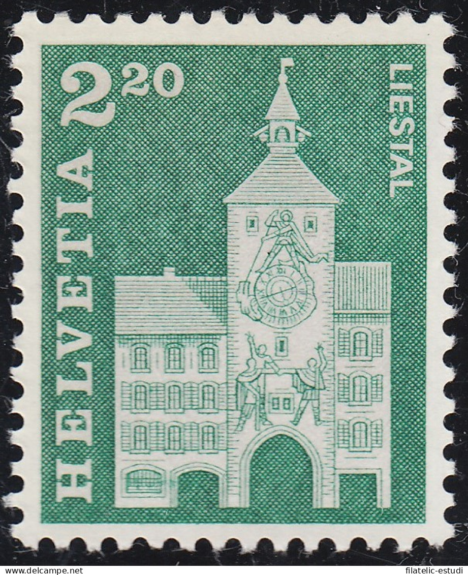 Suiza Switzerland 737 1964 Thomas Tower Y High Gate En Liestal MNH - Otros & Sin Clasificación