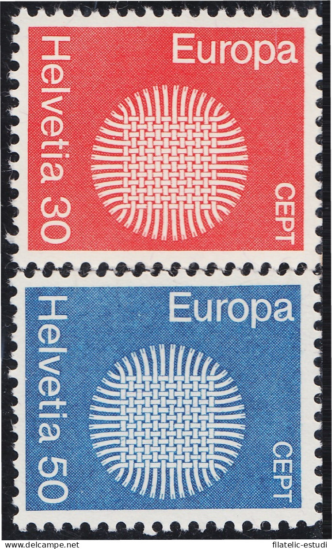 Suiza Switzerland 855/56 1970 Europa MNH - Sonstige & Ohne Zuordnung