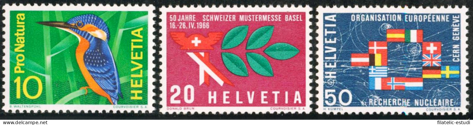 FAU5  Suiza Switzerland  Nº 766/68  1966    MNH - Andere & Zonder Classificatie