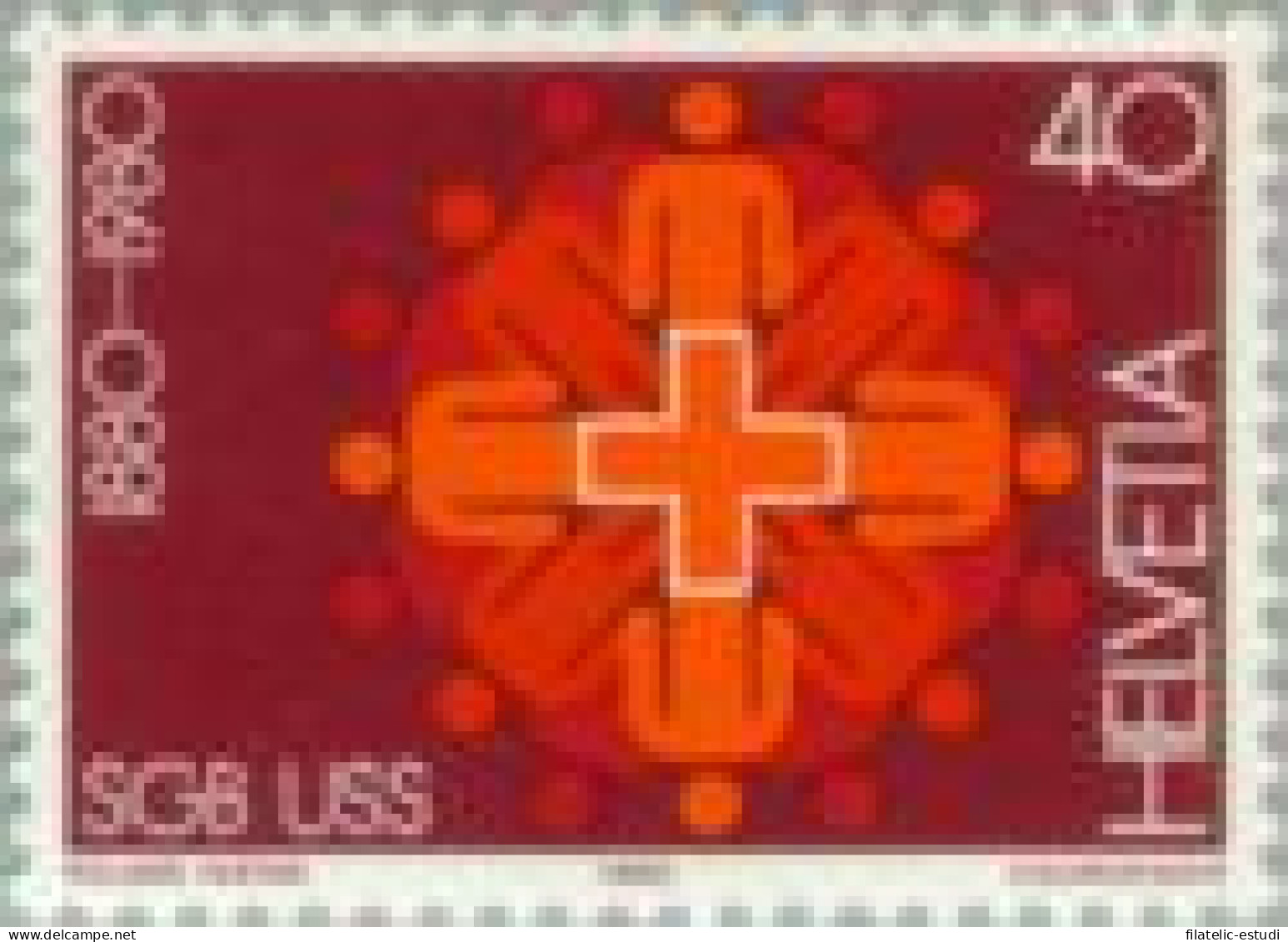 Suiza - 1115 - 1980 Cent. De La Unión Sindical Suiza Símbolo Lujo - Sonstige & Ohne Zuordnung