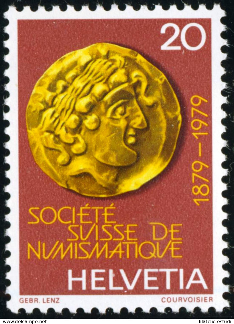 VAR1/S  Suiza Switzerland   Nº 1092   1979 Centº De La Sociedad Suiza De Numis - Other & Unclassified