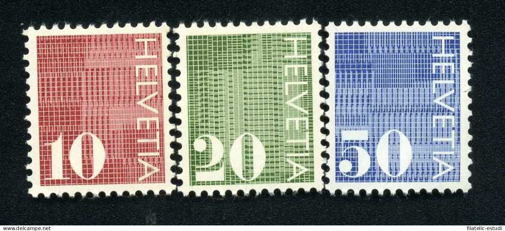 Suiza - 861/63 - 1970 Serie Lujo - Autres & Non Classés