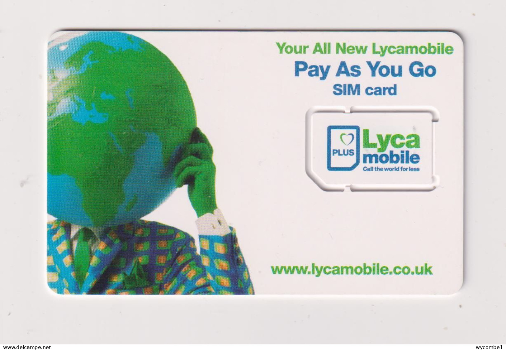 UNITED KINGDOM - Lyca Mobile SIM With Chip Unused  Phonecard - Otros & Sin Clasificación