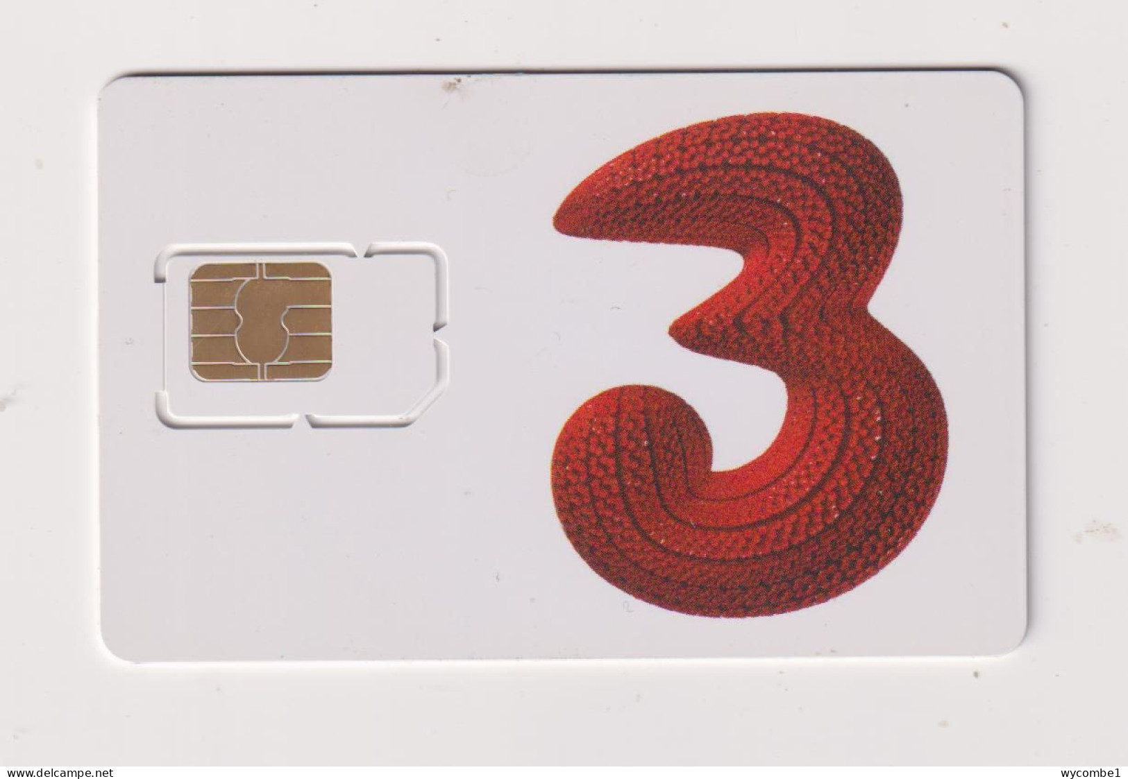 UNITED KINGDOM -  3 SIM With Chip Unused  Phonecard - Andere & Zonder Classificatie