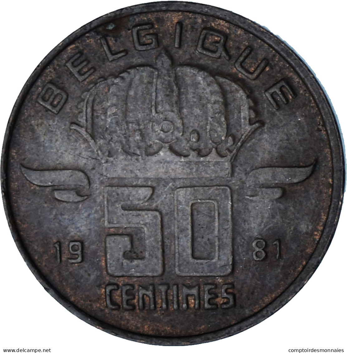 Belgique, 50 Centimes, 1981 - 50 Centimes