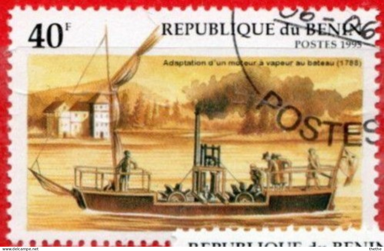 BENIN - Vapeur De 1788 (machine à Vapeur) - Schiffe