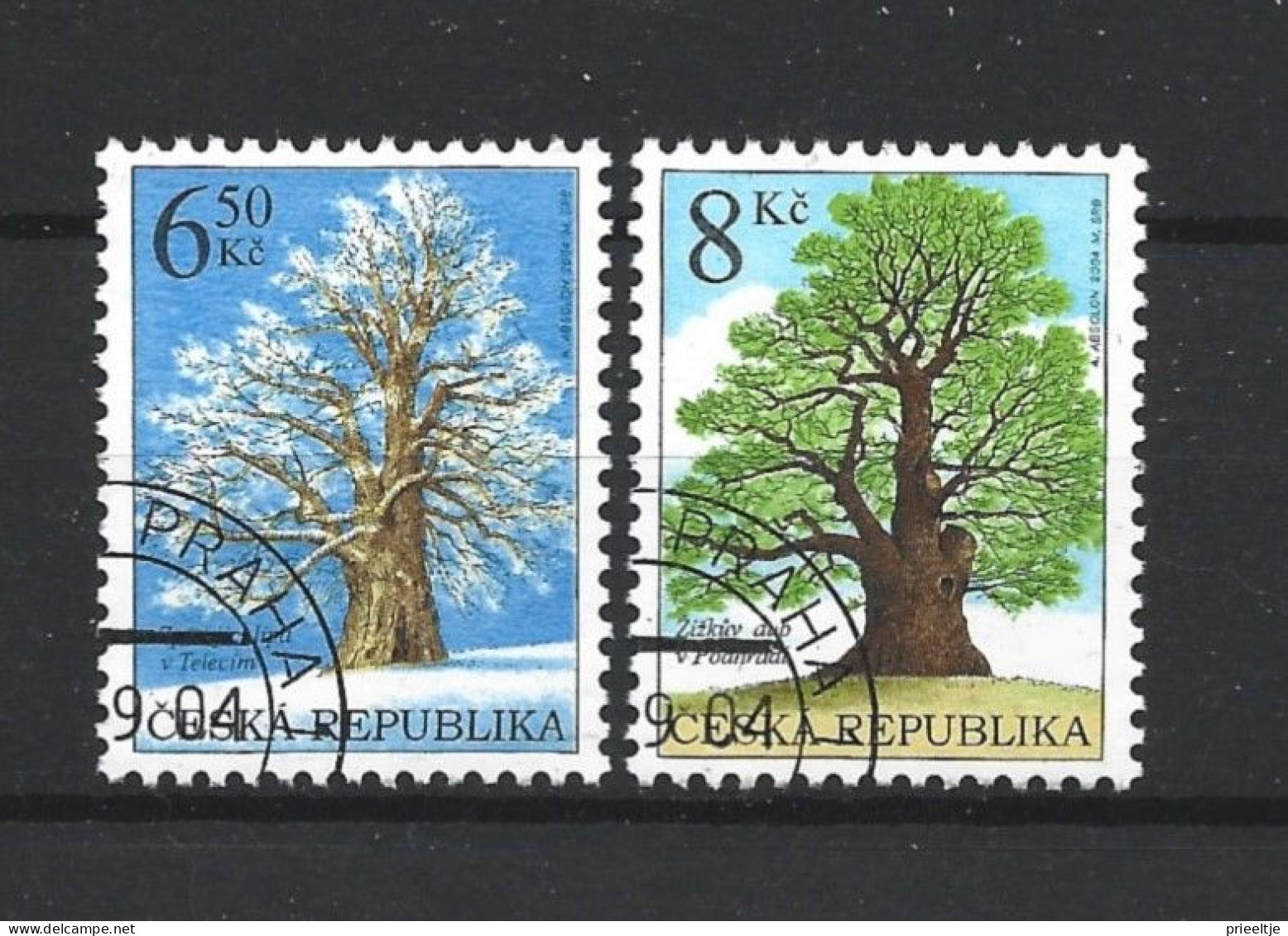 Ceska Rep. 2004 Trees Y.T. 377/378(0) - Used Stamps