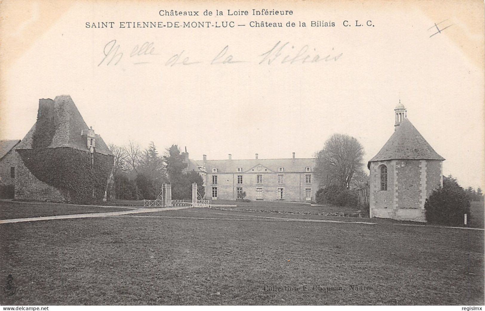 44-SAINT ETIENNE DE MONT LUC-CHATEAU DE LA BILIAIS-N°430-C/0075 - Saint Etienne De Montluc