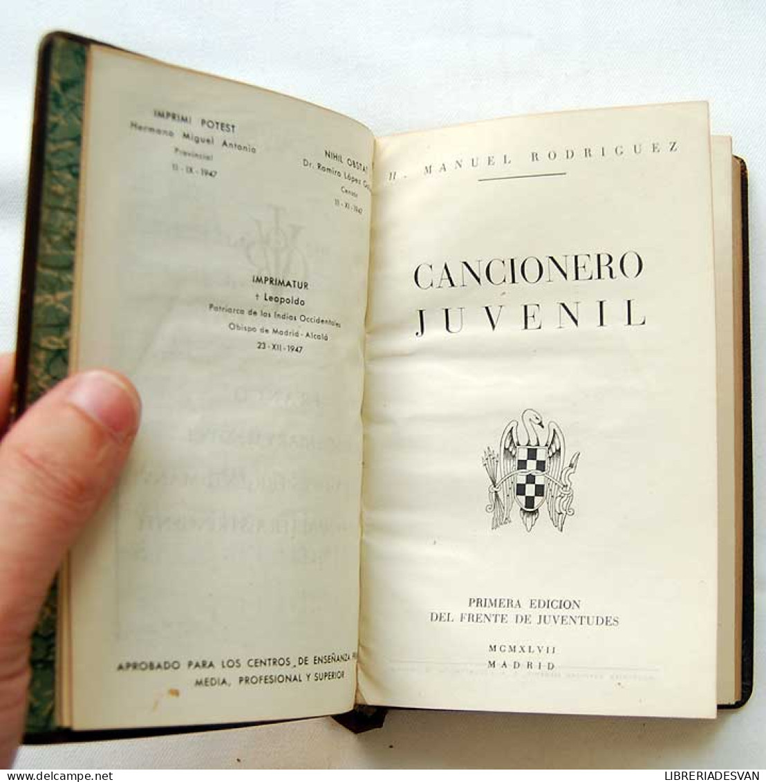 Cancionero Juvenil - H. Manuel Rodríguez - Arts, Hobbies