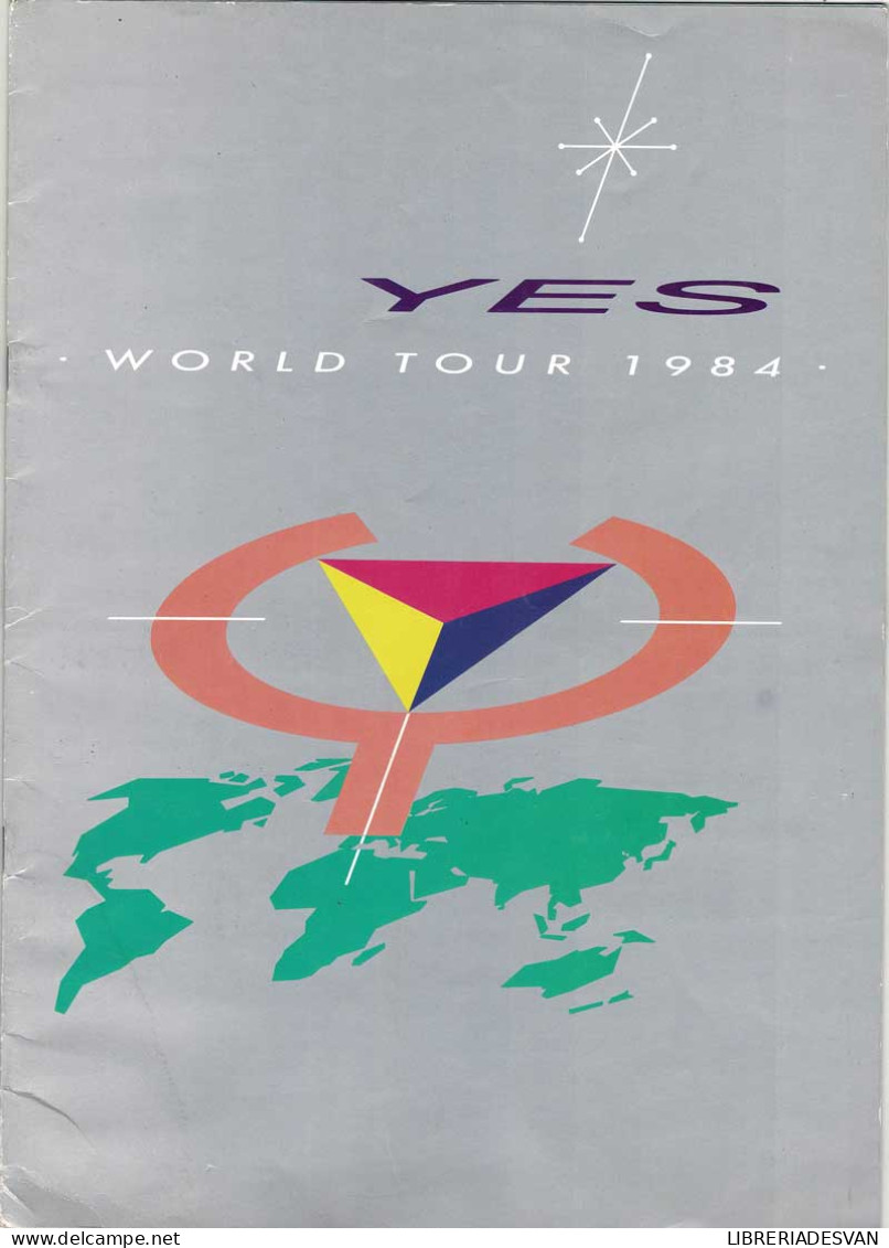 Yes World Tour 1984. Programa Gira + Entradas - Arts, Hobbies