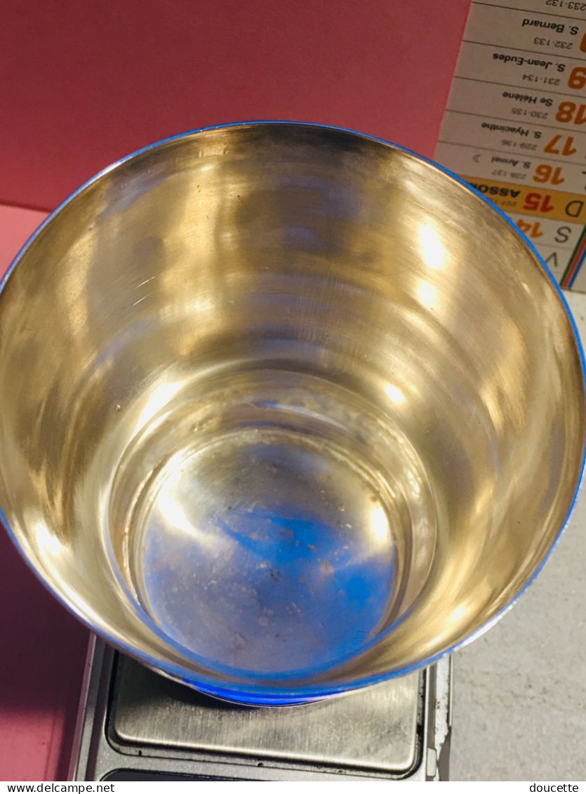 Verre Ou Timbale En Argent Massif (poinçon Minerve ) - Argenterie