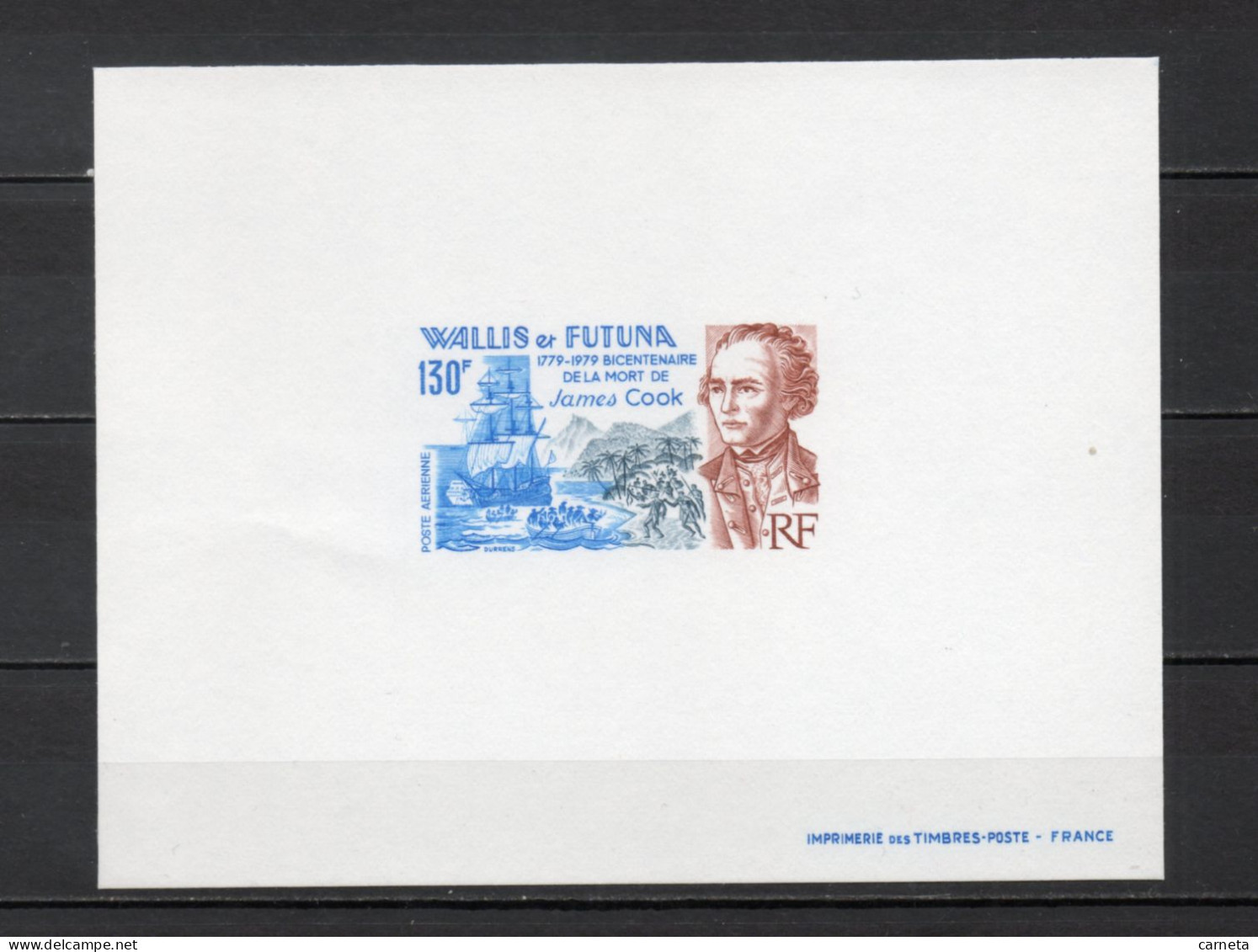 WALLIS ET FUTUNA  PA  N° 97 EPREUVE DE LUXE  NEUF SANS CHARNIERE COTE 20.00€    COOK BATEAUX - Sin Dentar, Pruebas De Impresión Y Variedades