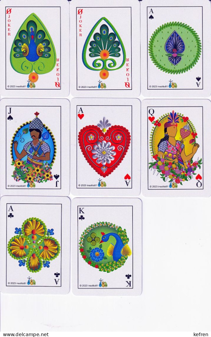 BARAJA POKER, PLAYING CARDS DECK, RANGOLIS - Kartenspiele (traditionell)