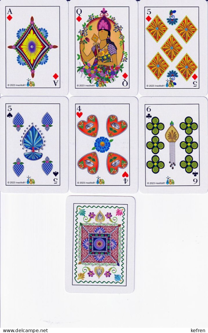 BARAJA POKER, PLAYING CARDS DECK, RANGOLIS - Kartenspiele (traditionell)