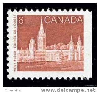 Canada (Scott No. 942 - Parlement) [**] De Carnet / From Booklet - Sellos (solo)