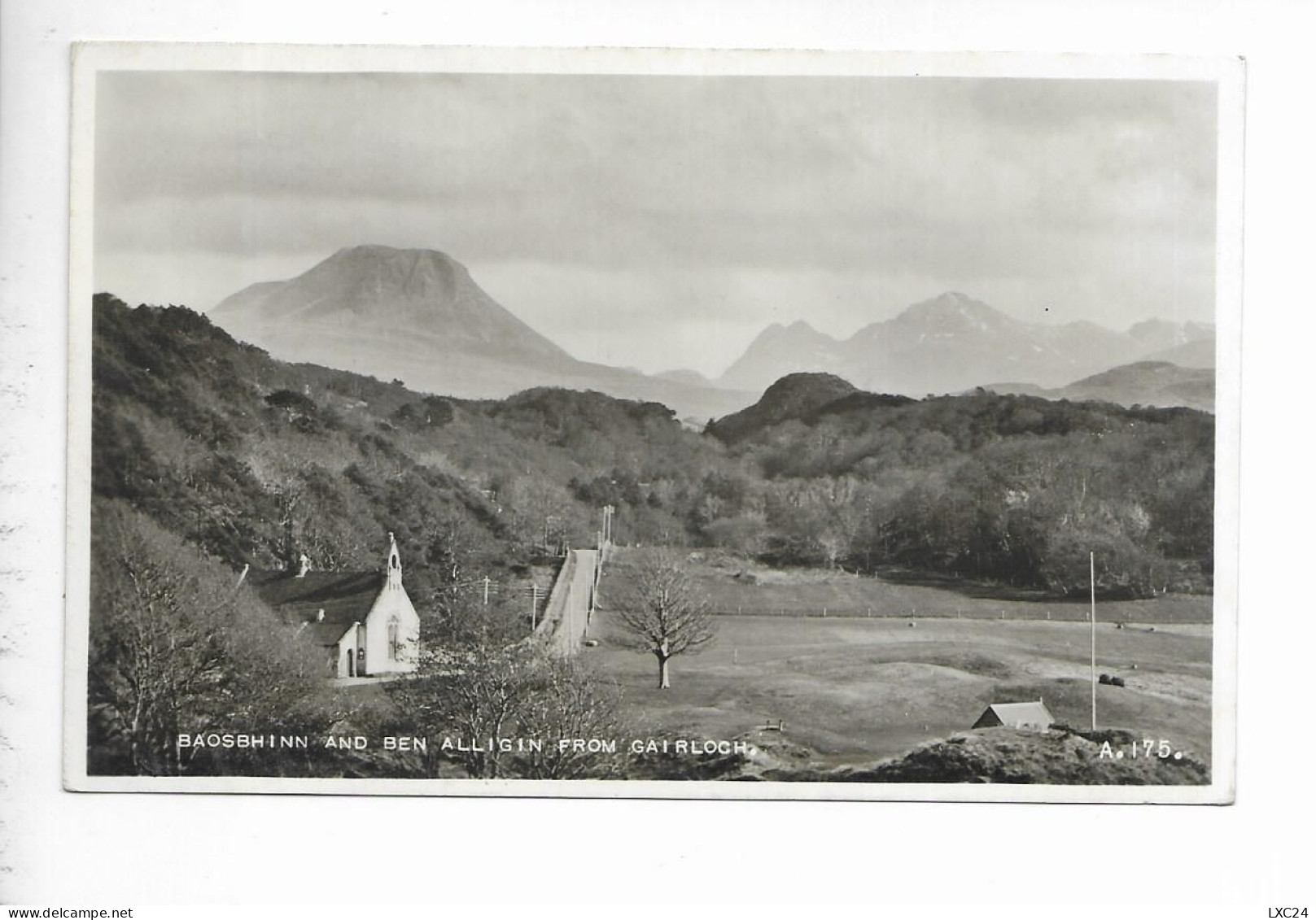 BAOSBHINN AND BEN ALLIGIN FROM GAIRLOCH. - Ross & Cromarty