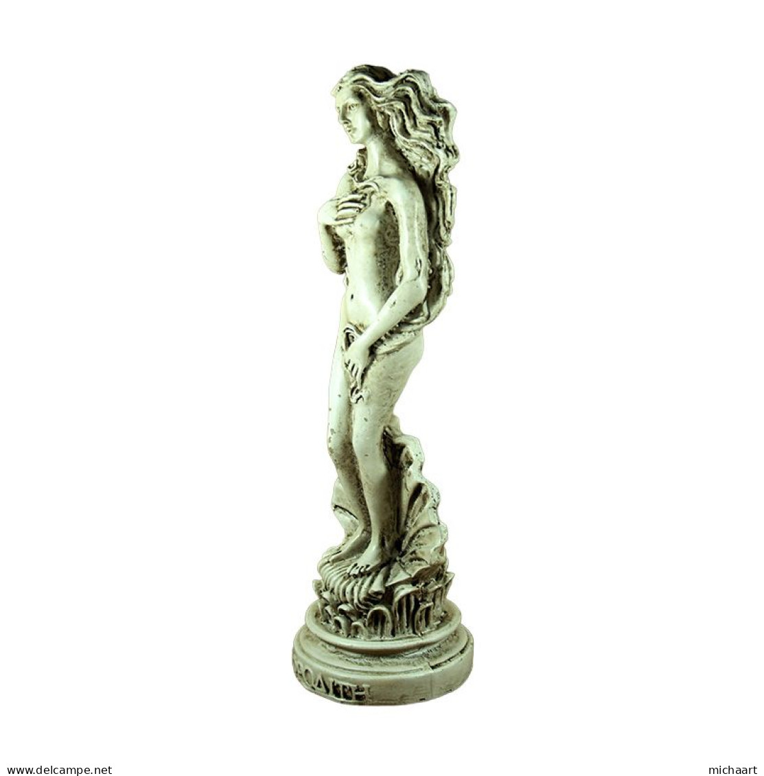 Sculpture Birth Of Venus Goddess Aphrodite Statue Handmade 03218 - Gesso