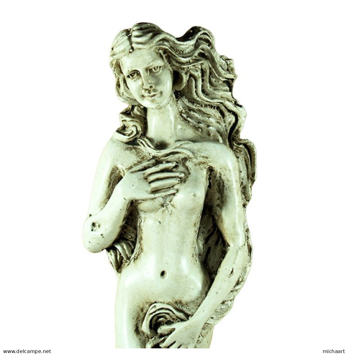 Sculpture Birth Of Venus Goddess Aphrodite Statue Handmade 03218 - Gesso