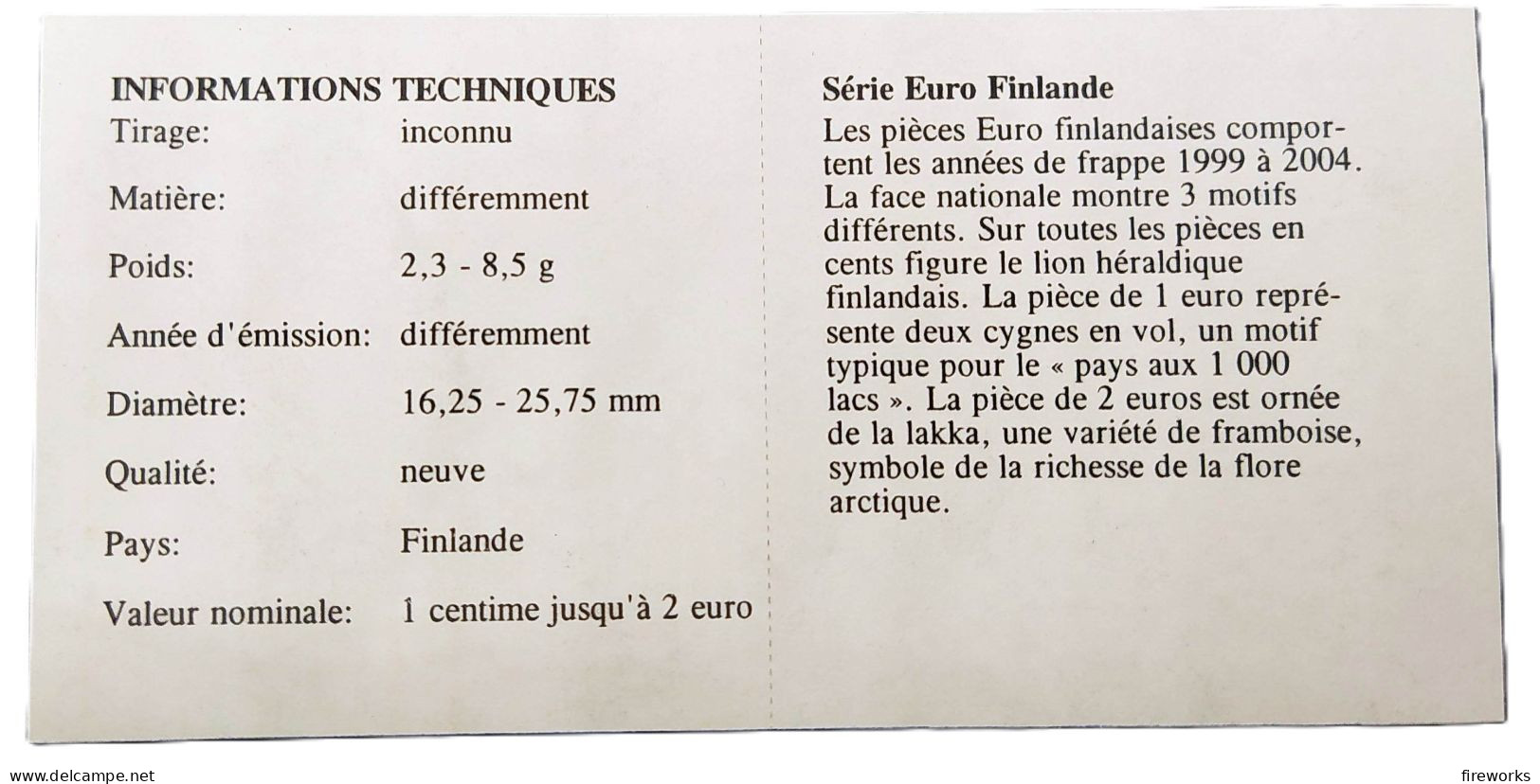 2€ Coffret Série De 8 Pièces Commémoratives 1999 à 2004 - FINLANDE + Certificat D'authenticité (40749 / 50000) - Finlande