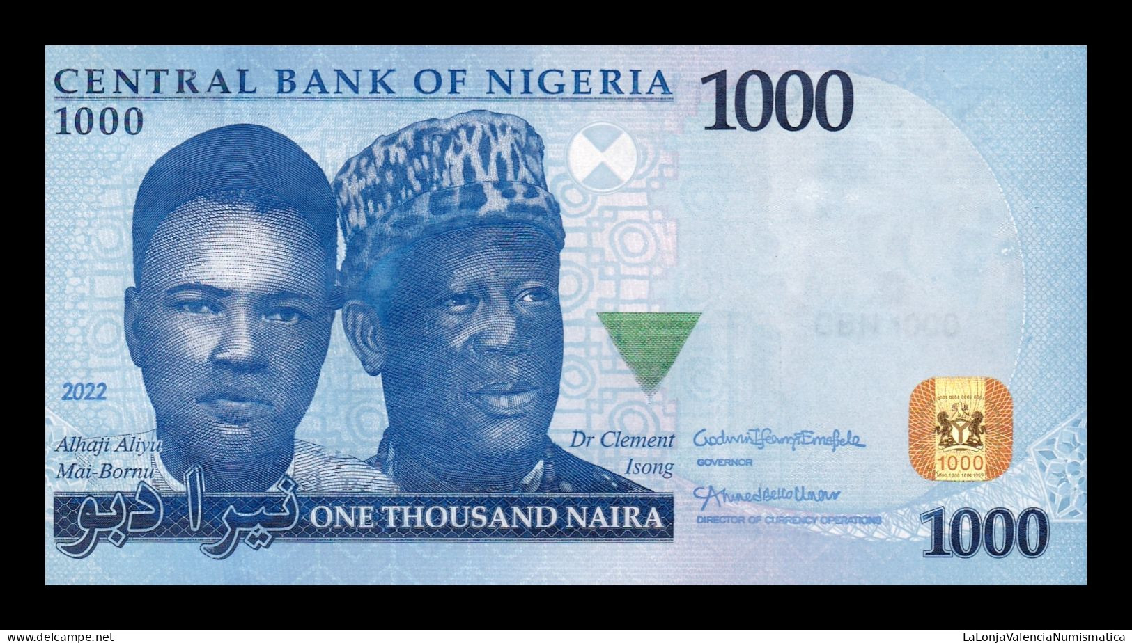 Nigeria 1000 Naira 2022 Pick 49a Sc Unc - Nigeria